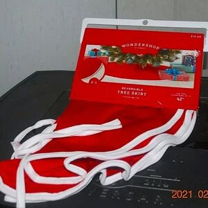 💖Wondershop Reversible 2 in 1 Tree Skirt